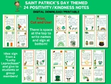 St. Patrick's Day Positivity Notes Set (24), Spread Kindne