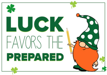 Preview of Postcards - St. Patrick's Day - (Editable)