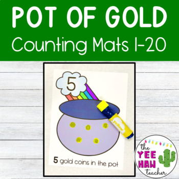 March Play-Doh Mats {1-20 and Make 10}