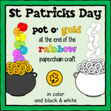 St Patrick's Day Pot of Gold Craft - No Prep Printable