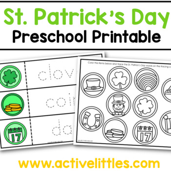 Preview of St. Patrick's Day Preschool Printable