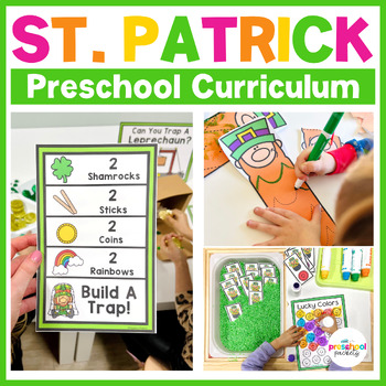 Preview of St Patrick's Day Preschool Activities Weekly Themed Curriculum