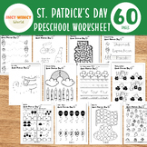 St. Patrick's Day Preschool Worksheets | March PreK Mornin