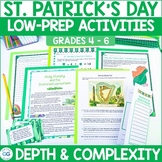 St. Patrick's Day Depth & Complexity Print & Go Low-Prep A