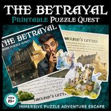 The Betrayal Printable Team-Building High School Escape, F