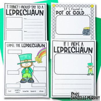 Kindergarten First Grade St. Patrick's Day Printables And Activities