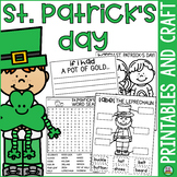 St. Patrick's Day Printables and Craft