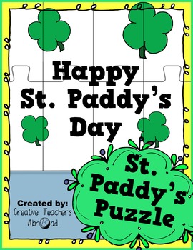 Preview of St. Patrick's Day Puzzle
