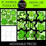 St. Patrick's Day Puzzle Clipart #2 {Moveable Images}