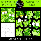 St. Patrick's Day Puzzle Clipart #3 {Moveable Images}