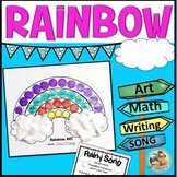 St. Patrick's Day Math Craft | Rainbow Activities | EDITABLE