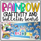 St. Patrick's Day Rainbow Craft and Bulletin Board