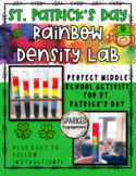 St. Patrick's Day Rainbow Density Lab AND Handout