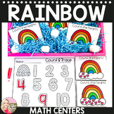 St. Patrick's Day - Rainbow Math Centers - Pre-K, Kindergarten