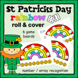 St Patrick's Day Rainbow Roll & Cover Dice Game