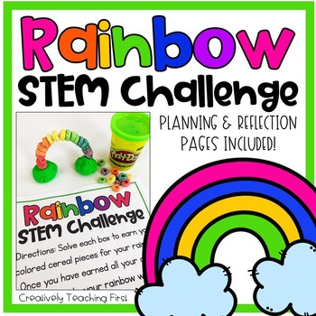 Preview of St. Patrick's Day Rainbow STEM