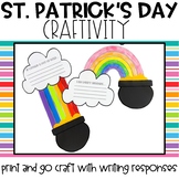 St. Patrick's Day Rainbow Writing Craftivity | St Patrick'