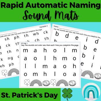 Preview of St. Patrick's Day Rapid Automatic Naming Letter-Sound Correspondence Fluency