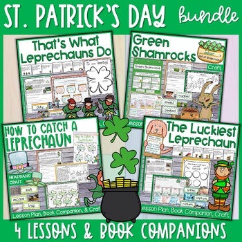 Preview of St. Patrick's Day Read Aloud Lessons and Book Companion BUNDLE