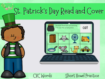 Preview of St. Patrick's Day- Read and Cover Digital Activity