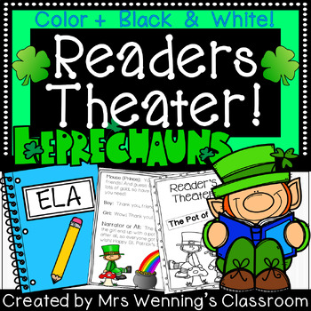 Preview of St. Patrick's Day Readers Theater Book! Grades 1 and 2!