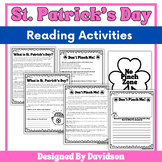St. Patrick's Day Reading Activities (2 Texts + Comp. Ques