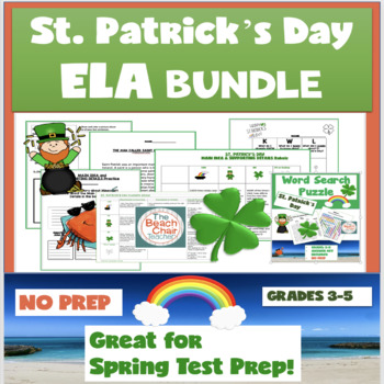 Preview of St. Patrick's Day Reading Activities, Worksheets, Graphic Organizers Bundle