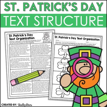 Preview of St. Patrick's Day Reading Activity - Text Structure