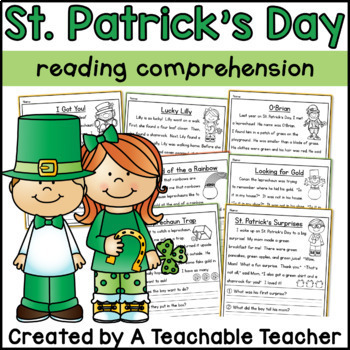 Preview of St. Patrick's Day Reading Comprehension
