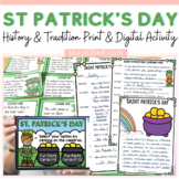 St Patrick's Day Reading Comprehension Activities Print an