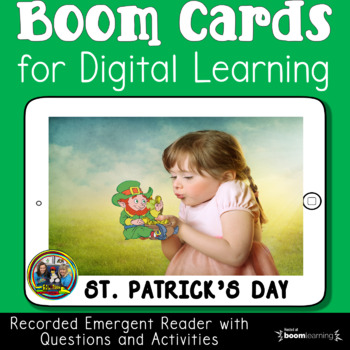 Preview of St. Patrick's Day Reading Comprehension Boom Cards