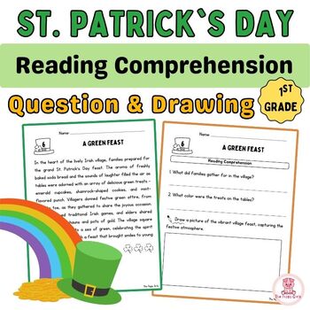Preview of St. Patrick's Day Reading Comprehension Passages 1st Grade