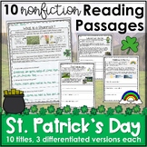 St. Patrick's Day Reading Comprehension Passages