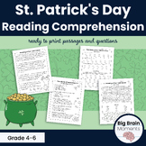 St Patrick's Day Reading Comprehension Passages and Activities