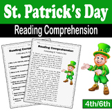 St. Patrick’s Day Reading Comprehension | Spring activity 