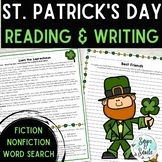 St. Patrick's Day Reading Comprehension and Writing with B