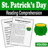 St. Patrick’s Day Reading Comprehension | pot of gold | Sp
