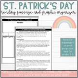 St. Patrick's Day Reading Passage, Graphic Organizer and W