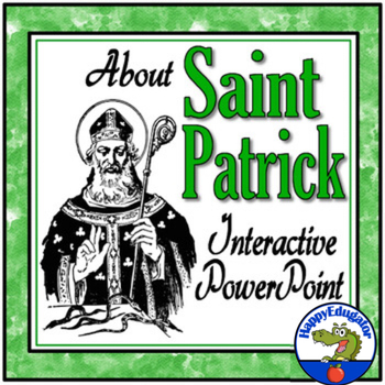 Preview of St. Patrick's Day Reading Passage Interactive PowerPoint and Worksheets