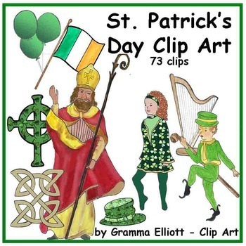 Preview of St. Patrick's Day Realistic Clip Art Leprehaun St Patrick Irish Knot