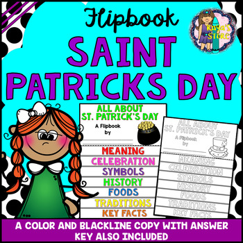 Preview of Saint Patrick’s Day Research Flipbook (All About Saint Patricks Day Facts)