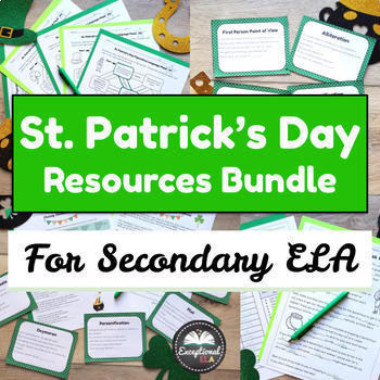 Preview of St. Patrick's Day Resource Bundle - Limerick & Leprechaun Writing Activities