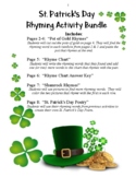 St. Patrick's Day Rhyming Activity Bundle