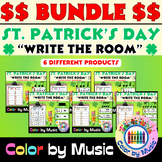 St. Patrick's Day Rhythm Activity "Write The Room" BUNDLE