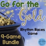 St. Patrick's Day Rhythm Races Game {9-Game Rhythm Bundle}