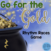 St. Patrick's Day Rhythm Races Game {Quarter Rest}