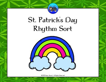Preview of St. Patrick's Day Rhythm Sort - Quarter/Eight (Whole Group/Center)