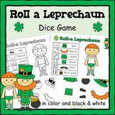St Patrick's Day Roll a Leprechaun Dice Game