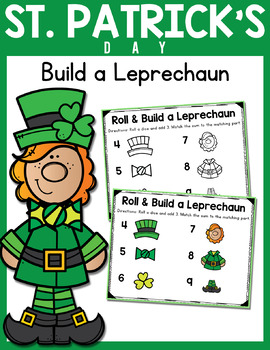 St. Patrick's Day: Roll, Add, and Build a Leprechaun, March