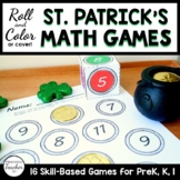 St. Patrick's Day Roll and Color Math Activities